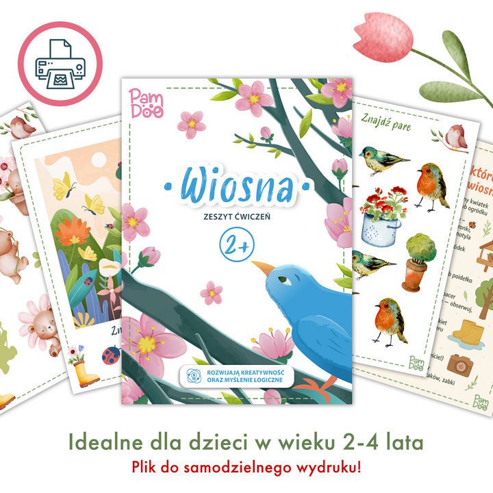 Drukowanki - Wiosna (2-4 lata)
