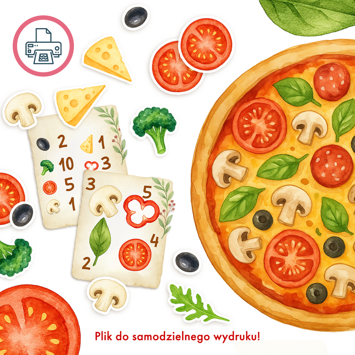Drukowanki - Stwórz własną pizzę