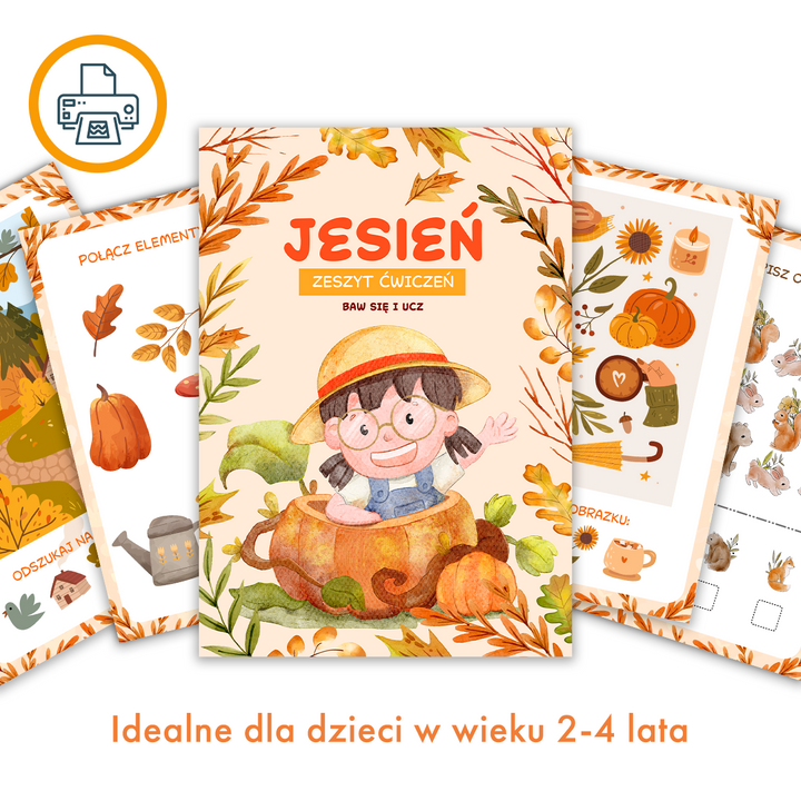 Drukowanki - Jesień (2-4 lata)