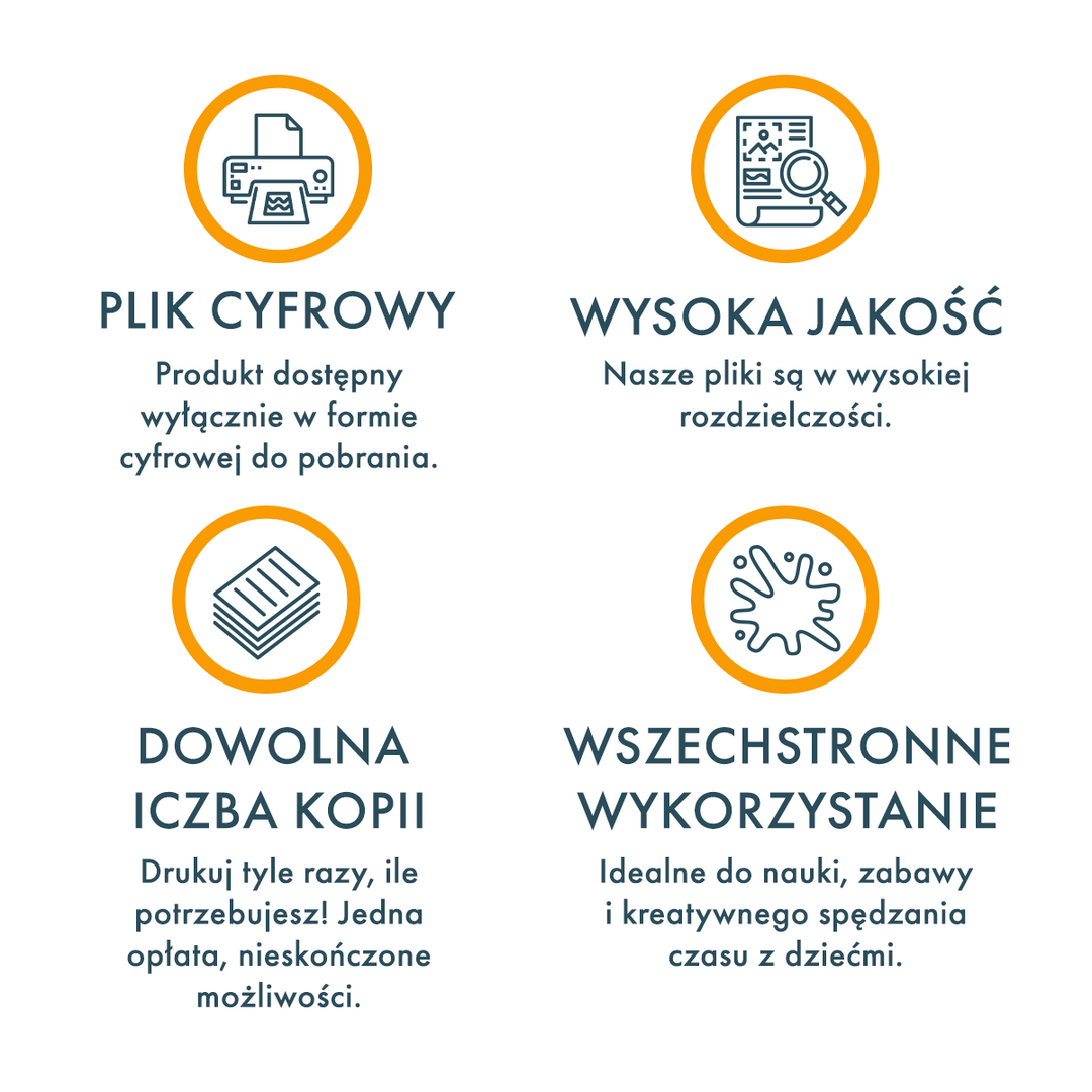 Drukowanki - Jesień (2-4 lata)