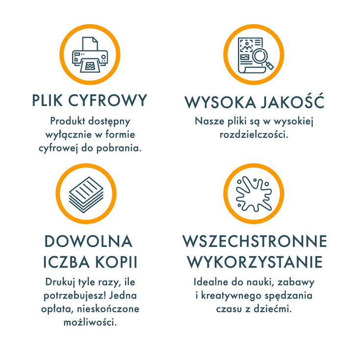Drukowanki - Jesień (2-4 lata)