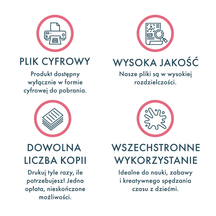 Drukowanki - Kolorowy bukiet